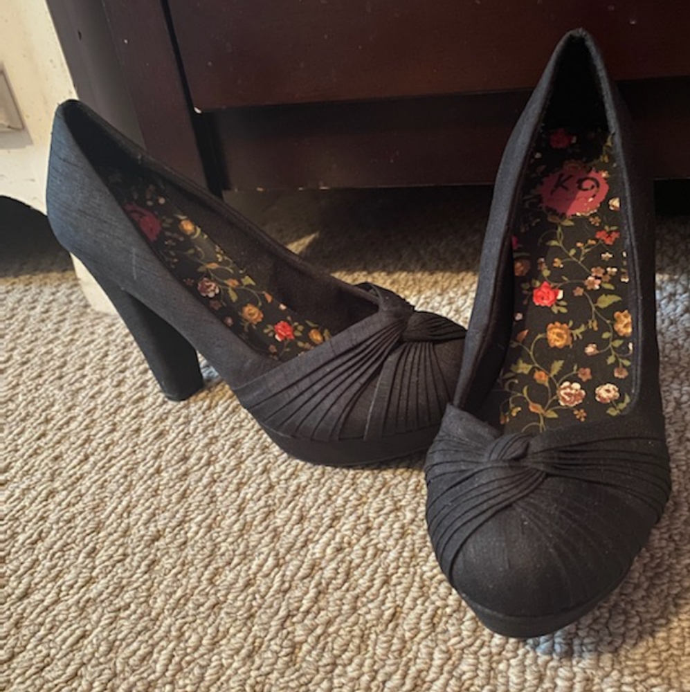 Black heels